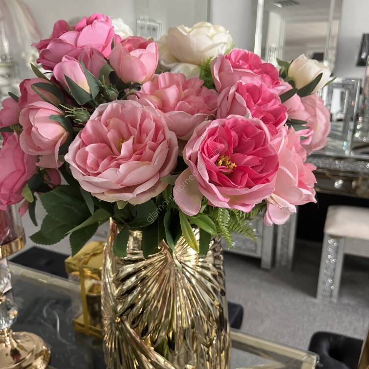 Bukiet jasno różowych róż