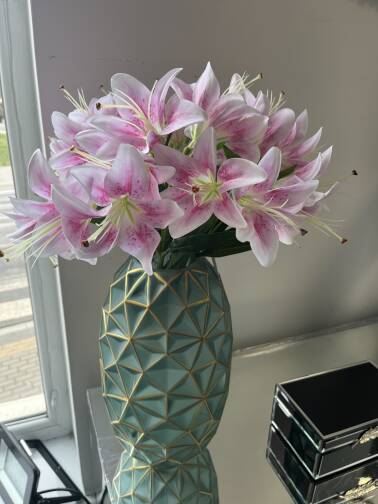 Bukiet lilia różowa 70 cm 