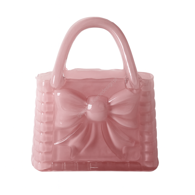 Wazon torebka szklana 23 cm 