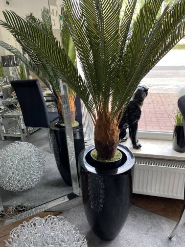 Donica czarna 64 cm