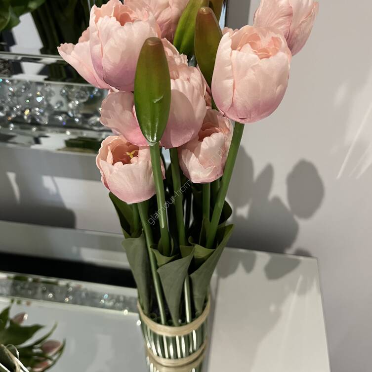 Tulipany różowe 46 cm