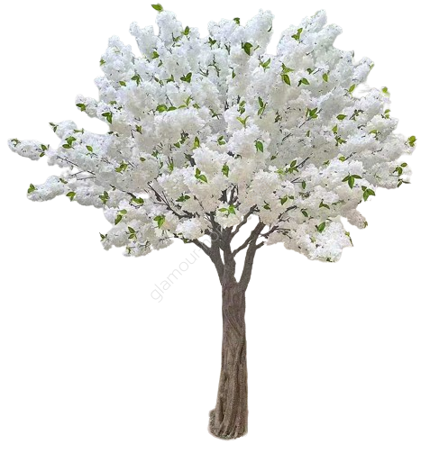 Sztuczne drzewko Wiśniowe białe 220x200x250