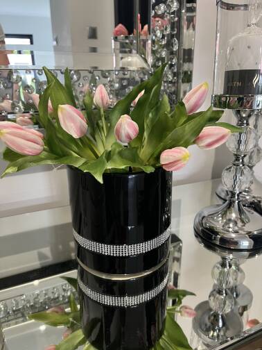 Doniczka osłonka  czarna 